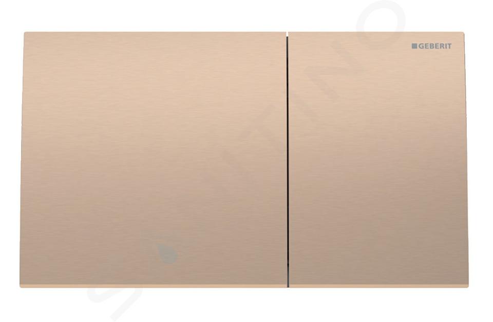 Geberit Sigma70 - Placca di comando, easy to clean, color oro rosso spazzolato 115.622.QB.1