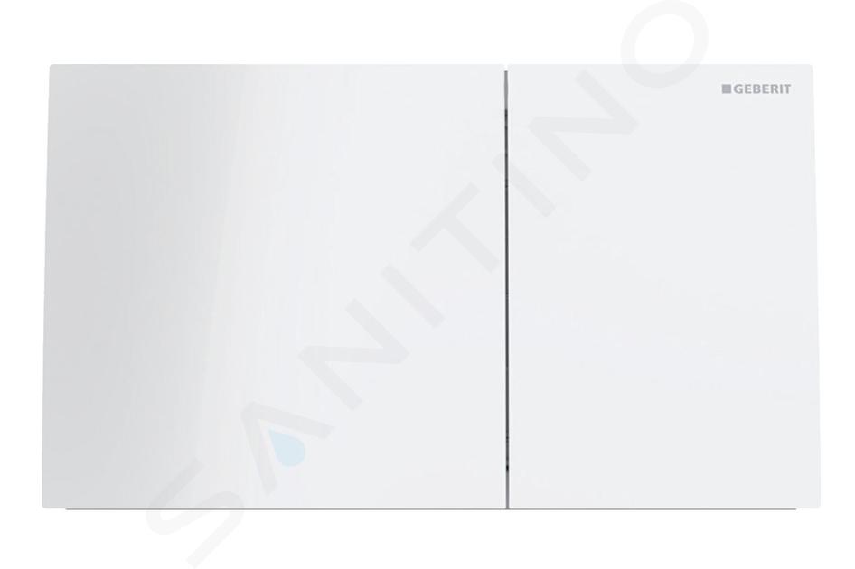 Geberit Sigma70 - Control de descarga, cristal/blanco 115.622.SI.1