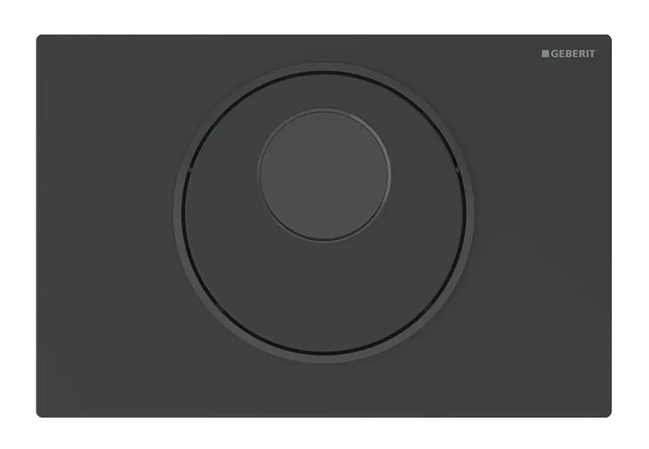 Geberit Sigma10 - Elektronische bedieningsplaat, netvoeding,easy to clean, mat zwart 115.890.16.6