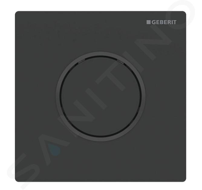 Geberit Sistemas de descarga de WC - Control de descarga de urinario, easy to clean, negro mate 116.015.16.1