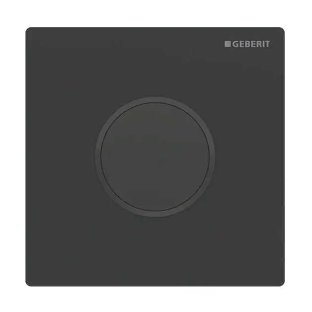 Levně Geberit - Elektronické ovládání splachování pisoáru typ 10, síťové napájení, easy to clean, matná černá 116.025.16.1