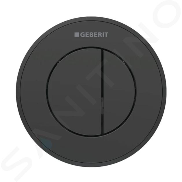 Geberit Sisteme de spălare - Control de la distanță pentru spălare tip 10, cu dublă acționare, pentru rezervor încastrat 8 cm, negru 116.056.DW.1