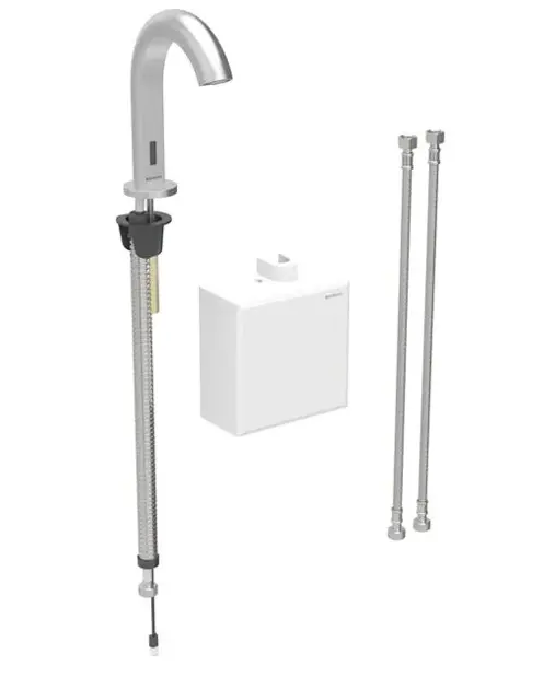 Levně Geberit Piave - Elektronická umyvadlová baterie, napájení z generátoru, easy to clean, Bluetooth, kartáčovaná nerez 116.166.SN.1