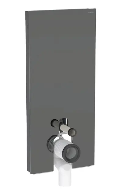 Levně Geberit Monolith Plus - Sanitární modul pro stojící WC, 114 cm, spodní přívod vody, sklo/lávová 131.233.JK.7