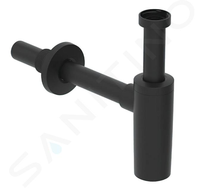 Geberit Zubehör - Designsiphon, schwarz matt 151.035.14.1