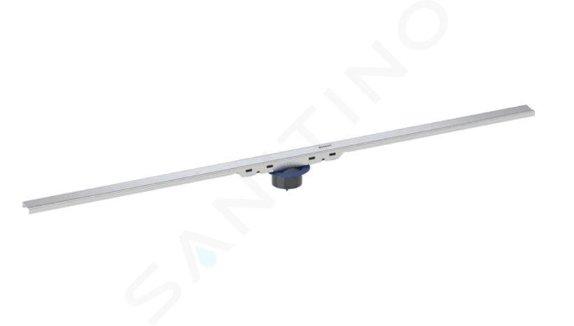 Geberit CleanLine - Canalina doccia 30-130 cm, acciaio inox spazzolato 154.447.KS.1