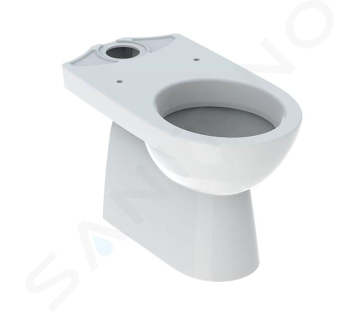 Geberit Selnova - Stand WC-Kombination, Abgang senkrecht, 665x356 mm , Spülrandlos, Weiß 500.151.01.7