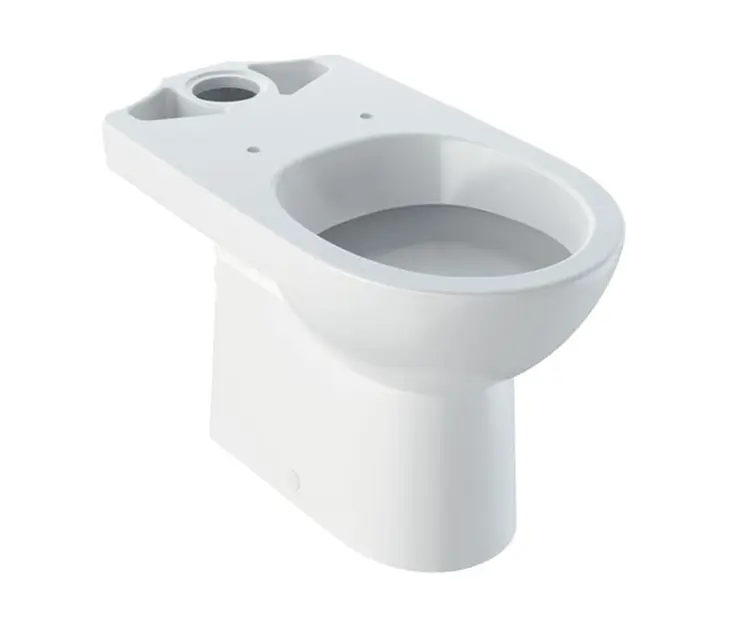 Geberit Selnova - Stand WC-Kombination, Abgang waagerecht, 680x360 mm , Spülrandlos, Weiß 500.287.01.7