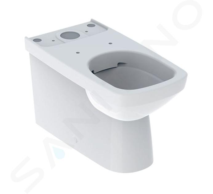 Geberit Selnova Square - WC kombi mísa, spodní/zadní odpad, Rimfree, bílá 500.489.01.7