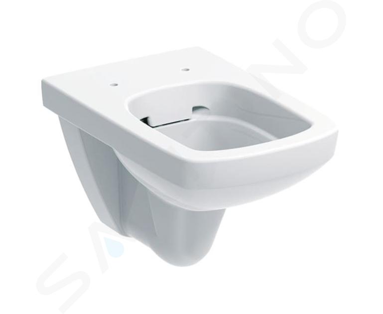 Geberit Selnova Square - Závesné WC, 530x350 mm, Rimfree, biela 501.458.00.7