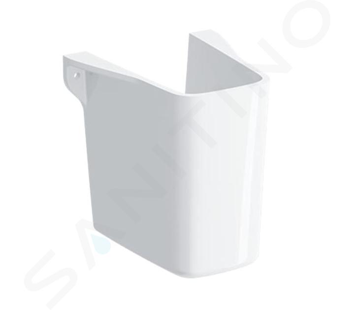 Geberit Selnova Square - Semipedestal para lavamanos, blanco 501.477.00.7