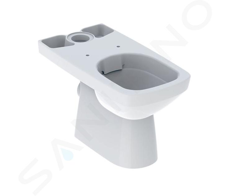 Geberit Selnova Square - Stand WC-Kombination, Abgang senkrecht, 665x356 mm ,Weiß 501.563.01.7