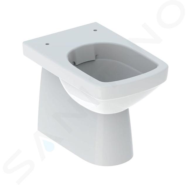 Geberit Selnova Square - Stojící WC, zadní/spodní odpad, Rimfree, bílá 501.564.01.7