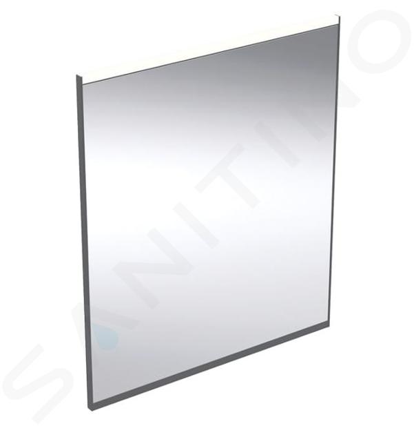 Geberit Option - Miroir avec éclairage LED et chauffage, 60x70 cm, noir mat 502.781.14.1