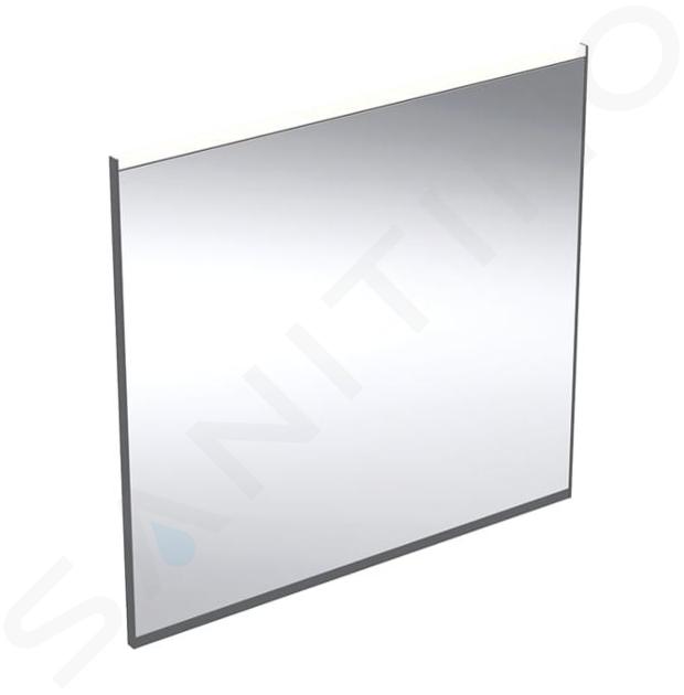 Geberit Option - Miroir avec éclairage LED et chauffage, 75x70 cm, noir mat 502.782.14.1