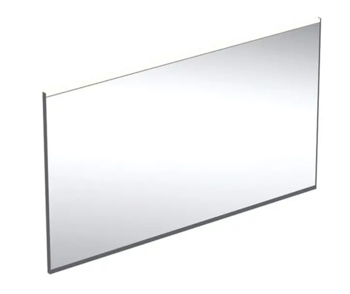 Geberit Option - Miroir avec éclairage LED et chauffage, 120x70 cm, noir mat 502.785.14.1