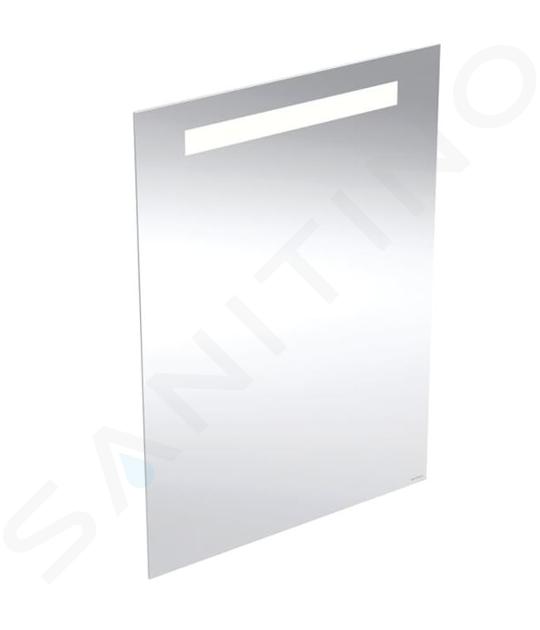 Geberit Option - Miroir avec éclairage LED, 50x70 cm, aluminium 502.804.00.1