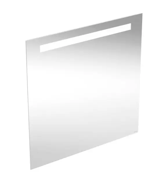 Geberit Option - Miroir avec éclairage LED, 70x70 cm, aluminium 502.806.00.1