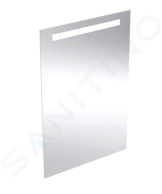 Geberit Option - Miroir avec éclairage LED, 60x90 cm, aluminium 502.812.00.1