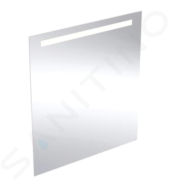 Geberit Option - Miroir avec éclairage LED, 80x90 cm, aluminium 502.813.00.1