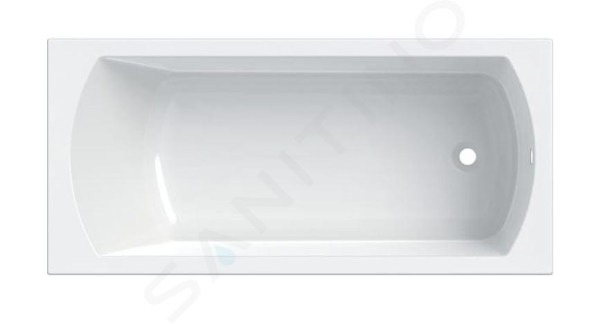 Geberit Perfect - Badewanne 140x70 cm, inkl. Füße, weiß 554.070.01.1