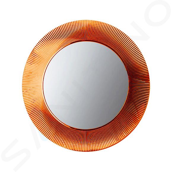 Laufen Kartell - Spiegel in frame, diameter 780 mm, oranje H3863310820001