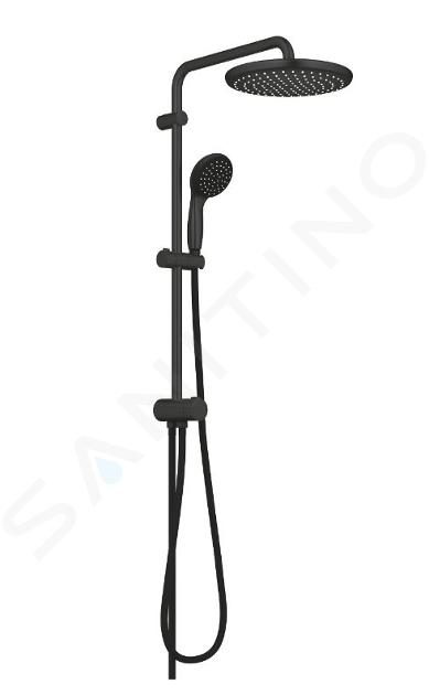 Grohe Vitalio Start - System prysznicowy bez baterii, z przełącznikiem, czarny mat 266802430