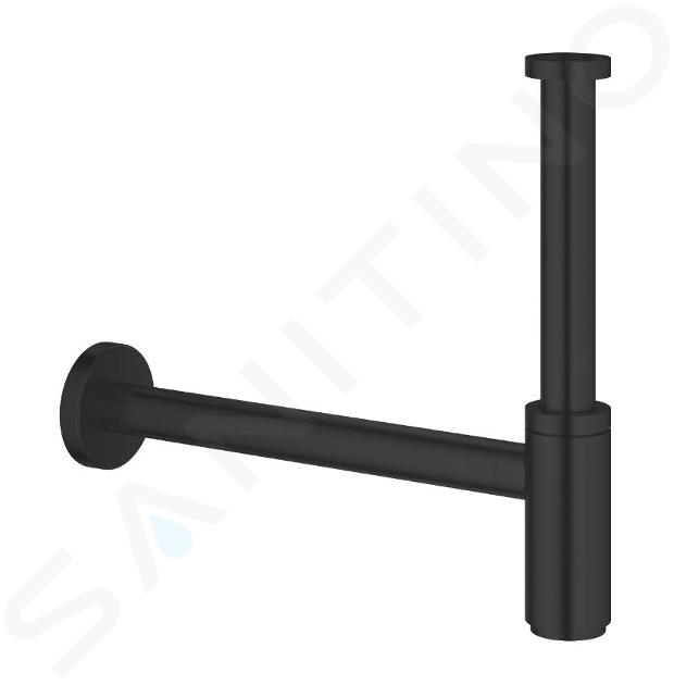 Grohe Sifones - Sifón decorativo, negro mate 295032430