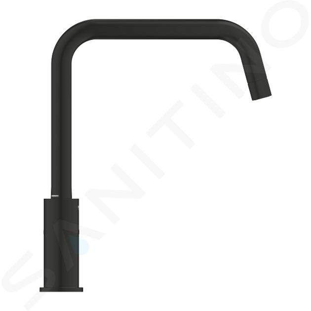 Grifo de cocina GROHE Start negro mate + microfibra