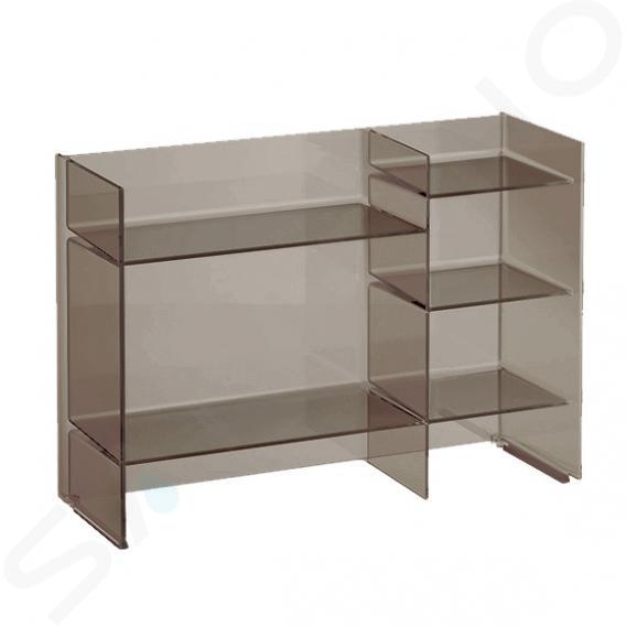 Laufen Kartell - Regał półkowy 75x26x53 cm, dymiony H3893310850001