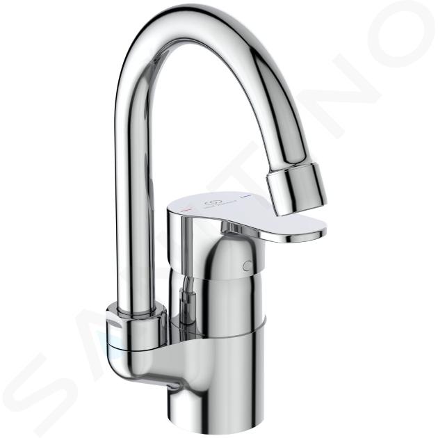 Ideal Standard Cerabase - Miscelatore da lavabo con piletta Click-Clack, cromo BC835AA