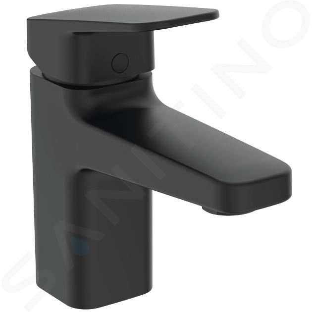 Ideal Standard CeraPlan - Grifo de lavabo con desagüe, negro BD214XG