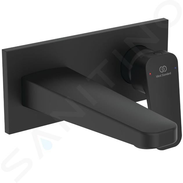 Ideal Standard CeraPlan - Mitigeur de lavabo encastré, noir BD244XG