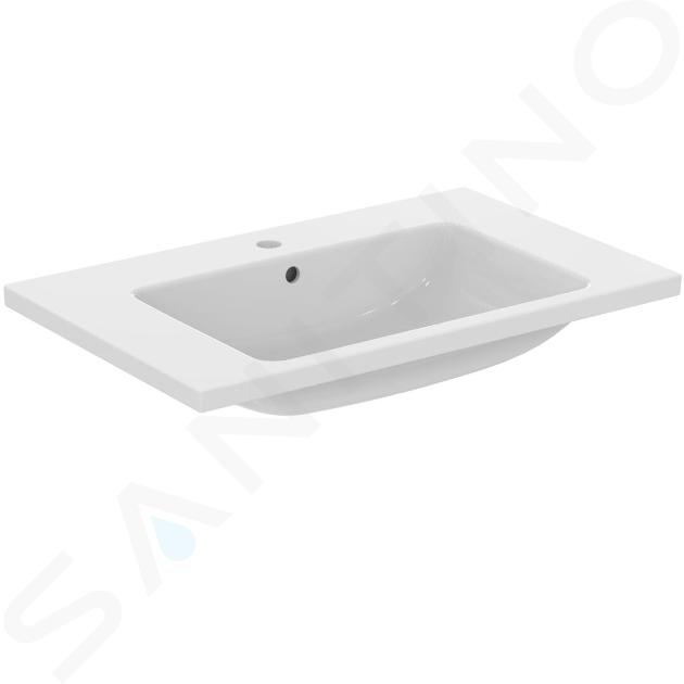 Ideal Standard i.Life B - Lavabo de mueble 81x51 cm, con rebosadero, orificio para grifo, blanco T460401