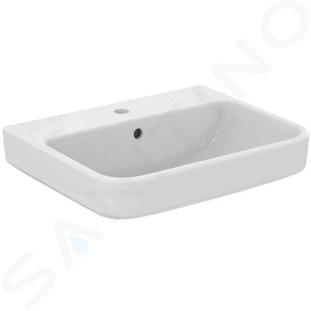 Ideal Standard i.Life B - Lavabo 55x44 cm, avec trop-plein, trou pour robinetterie, blanc T460801