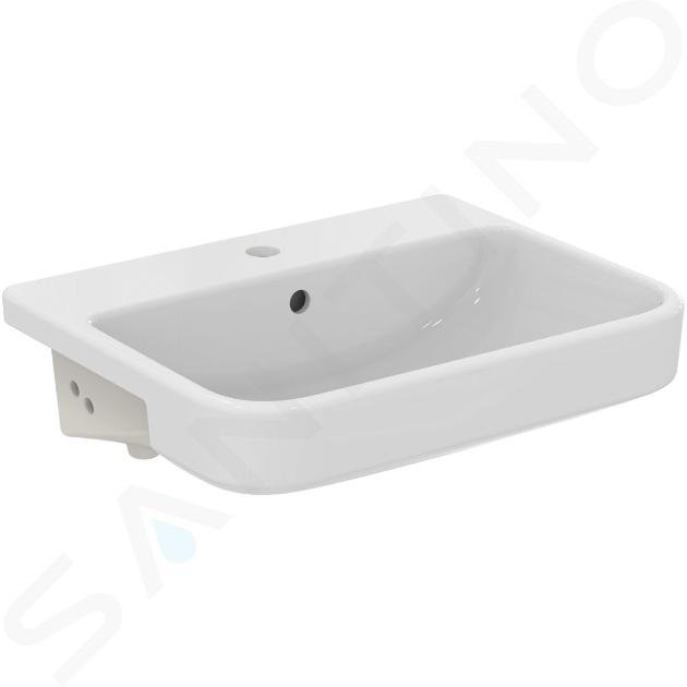 Ideal Standard i.Life B - Lavabo 55x44 cm, avec trop-plein, trou pour robinetterie, blanc T461101