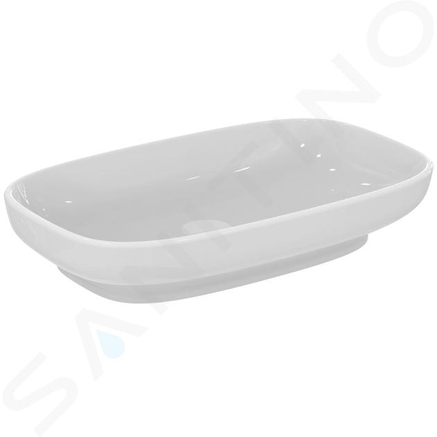 Ideal Standard i.Life B - Lavabo da appoggio 6x4 cm, senza troppopieno, bianco T508701