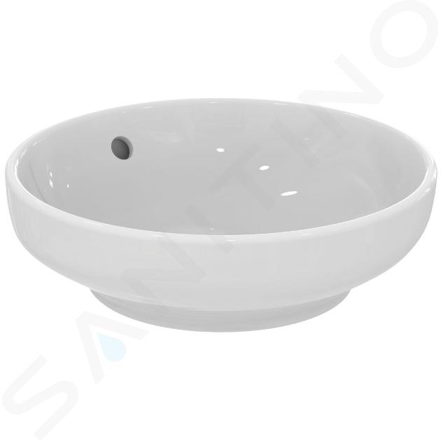 Ideal Standard i.Life B - Lavabo da appoggio, 600x380 mm, con troppopieno, bianco T509101