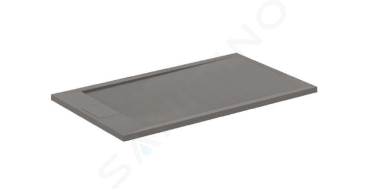 Ideal Standard i.Life - Plato de ducha 120x70 cm, Anti-Slip, gris T5233FS