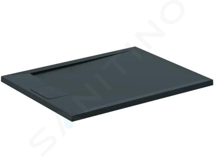 Ideal Standard i.Life - Piatto doccia 90x70 cm, Anti-Slip, nero T5237FV