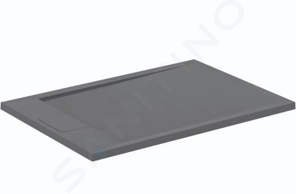 Ideal Standard i.Life - Plato de ducha 100x70 cm, Anti-Slip, gris T5240FS