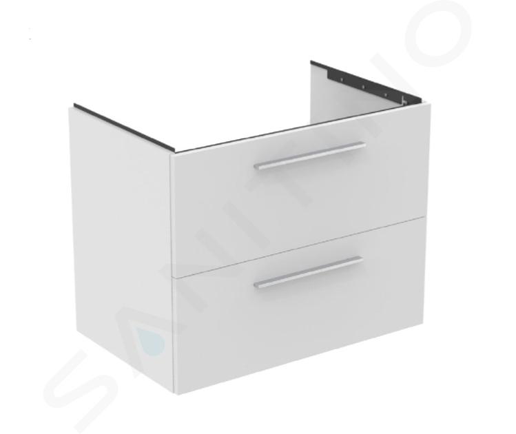 Ideal Standard i.Life B - Mueble de lavabo 80x63x51 cm, 2 cajones, blanco mate T5272DU