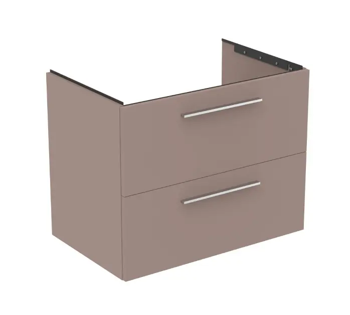 Levně Ideal Standard i.Life B - Umyvadlová skříňka 80x63x51 cm, 2 zásuvky, matná béžová T5272NH