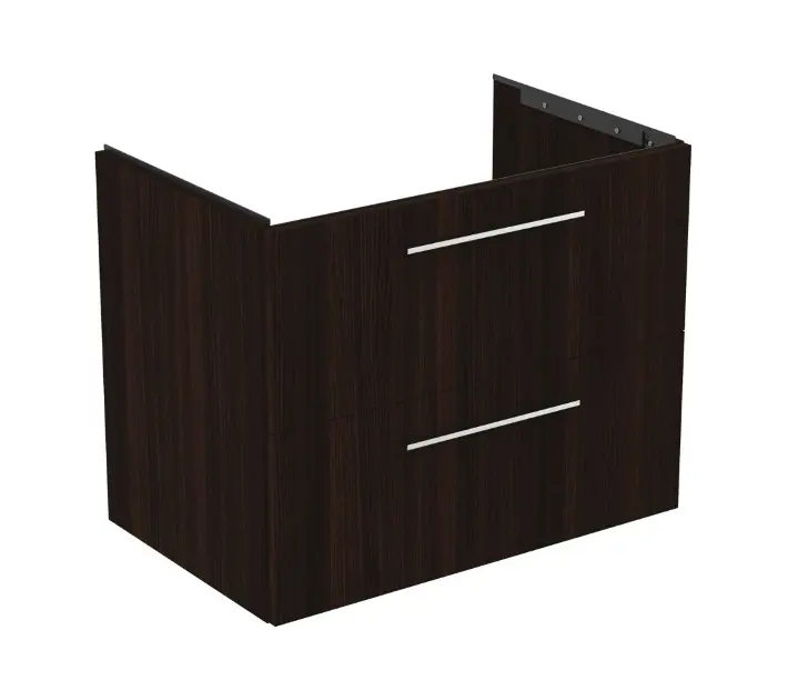 Levně Ideal Standard i.Life B - Umyvadlová skříňka 80x63x51 cm, 2 zásuvky, kávový dub T5272NW