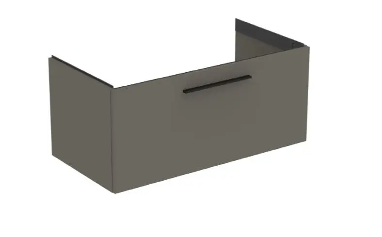 Ideal Standard i.Life B - Dulap bază lavoar, 10x4x5 cm, 1 sertar, cuarț gri mat T5275NG