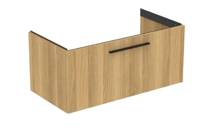 Ideal Standard i.Life B - Wastafelonderkast, 100x44x51 cm, 1 lade, eiken T5275NX