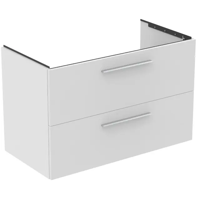 Ideal Standard i.Life B - Mobiletto da lavabo 100x63x51 cm, 2 cassetti, bianco opaco T5276DU