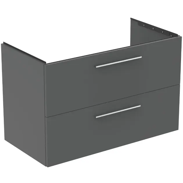 Ideal Standard i.Life B - Dulap bază lavoar, 100x63x51 mm, 2 sertare, cuarț gri mat T5276NG