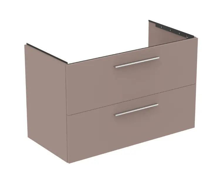 Levně Ideal Standard i.Life B - Umyvadlová skříňka 100x63x51 cm, 2 zásuvky, matná béžová T5276NH