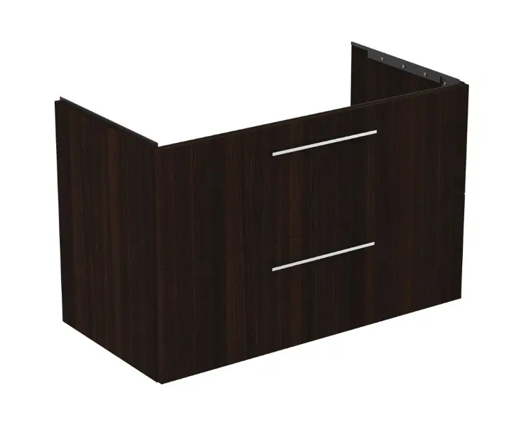 Levně Ideal Standard i.Life B - Umyvadlová skříňka 100x63x51 cm, 2 zásuvky, kávový dub T5276NW